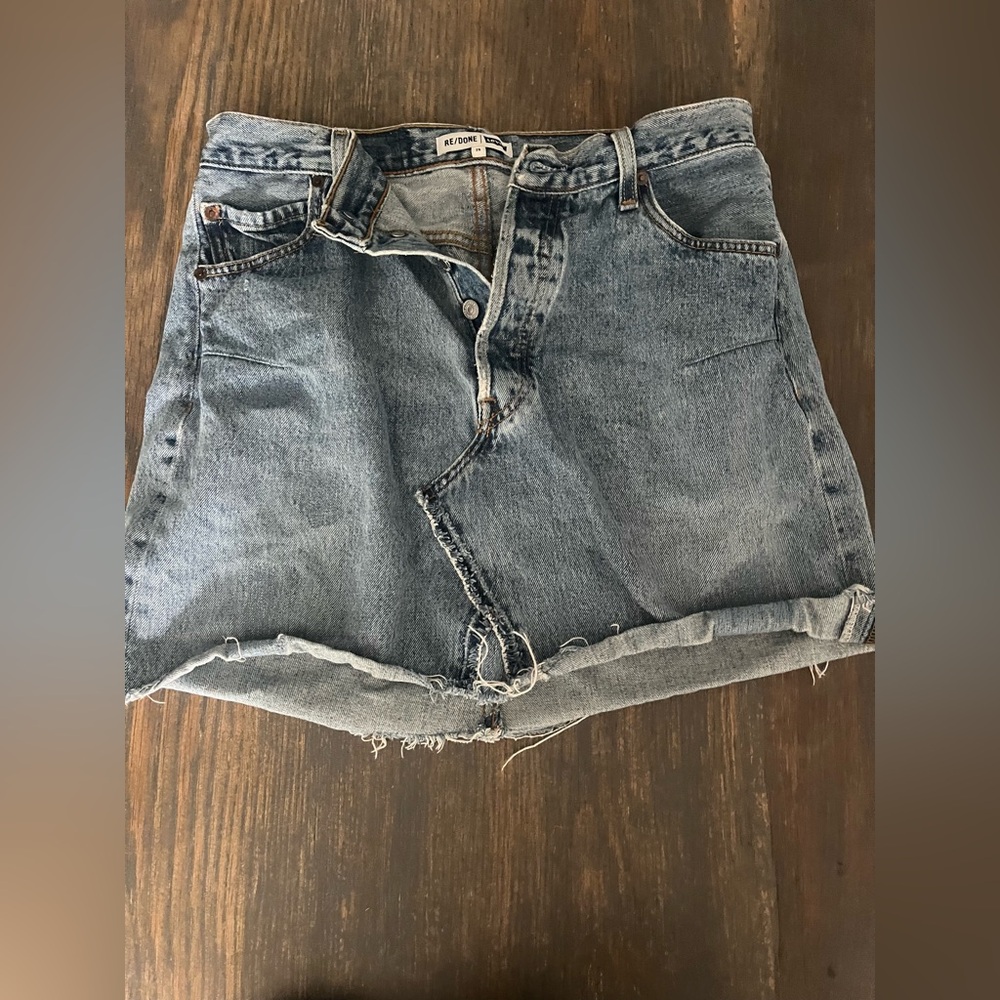 Levi's Women's Blue Denim Shorts